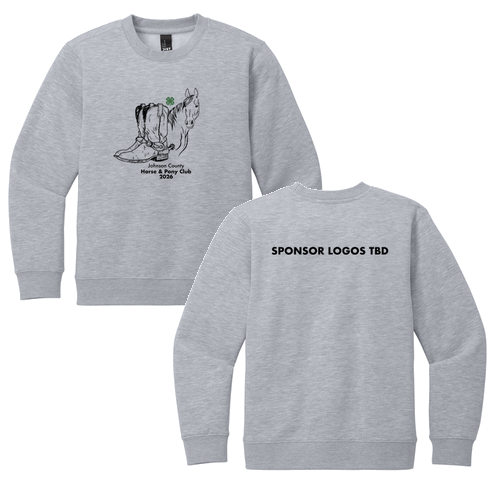 District Youth V.I.T. Fleece Crew -- Light Heather Grey