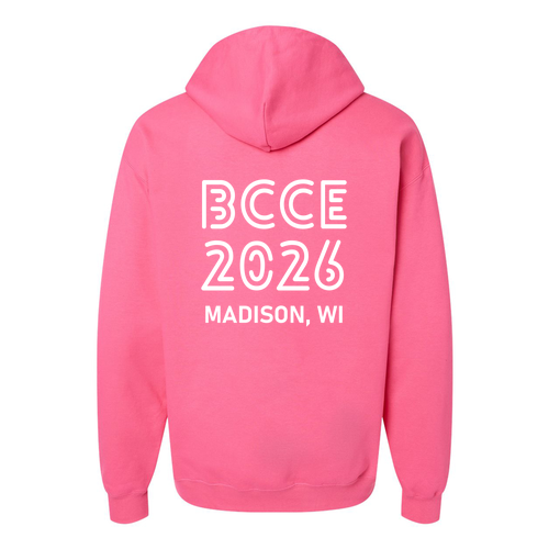 Gildan Adult Softstyle Fleece Pullover Hooded Sweatshirt -- Pink Lemonade
