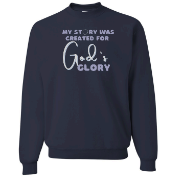God's Glory Crewneck -- Royal