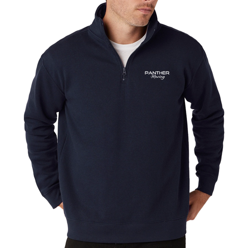 Cotton Heritage Quarter-Zip Fleece -- Navy Blazer