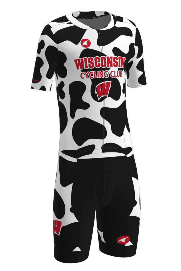 Pactimo Men’s Short Sleeve Flytesuit with Pockets -- Cow Print