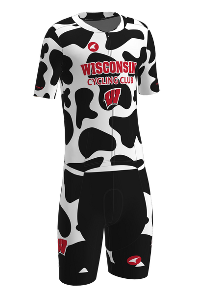 Pactimo Men’s Short Sleeve Flytesuit with Pockets -- Cow Print