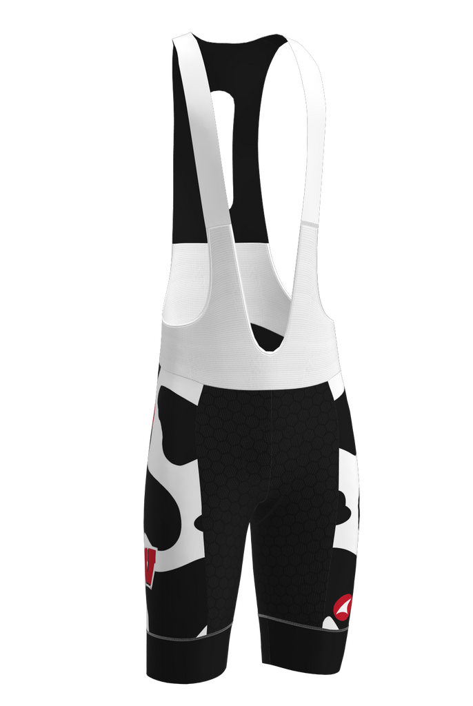 Pactimo Men’s Summit Stratos Force Bib Short Long -- Cow Print