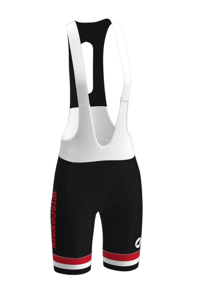 Pactimo Women’s Summit Stratos Force Bib Short Long -- Red/Black