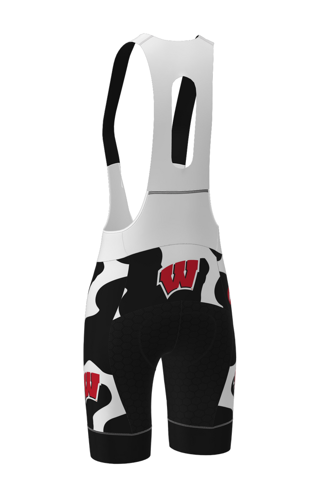 Pactimo Women’s Summit Stratos Force Bib Short Long -- Cow Print