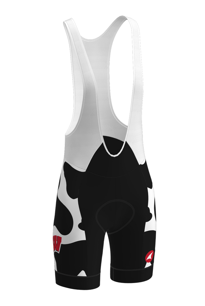 Pactimo Women's Continental Bib Shorts -- Cow Print