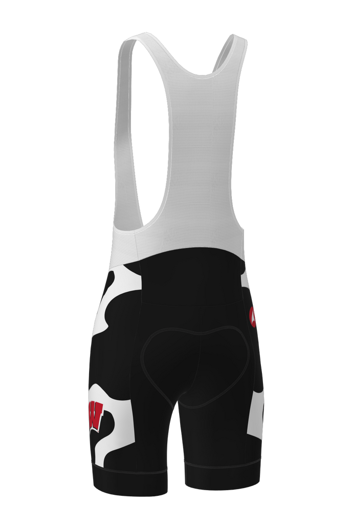 Pactimo Women's Continental Bib Shorts -- Cow Print
