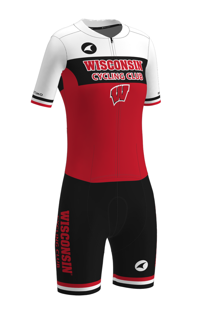 Pactimo Women’s Short Sleeve Flytesuit with Pockets -- Red/Black