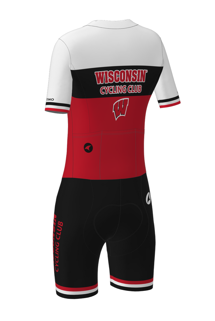 Pactimo Women’s Short Sleeve Flytesuit with Pockets -- Red/Black