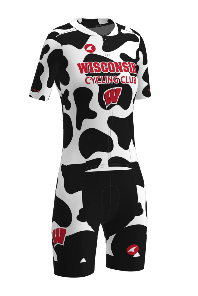 Pactimo Women’s Short Sleeve Flytesuit with Pockets -- Cow Print