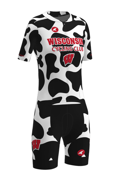 Pactimo Women’s Short Sleeve Flytesuit with Pockets -- Cow Print