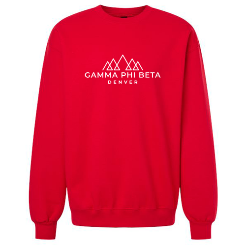 Gildan Maxweight Crewneck Sweatshirt -- Cherry Red