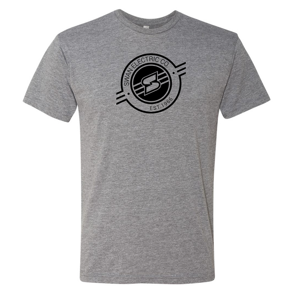 Next Level Soft Fitted Triblend Tee -- Premium Heather, Swan