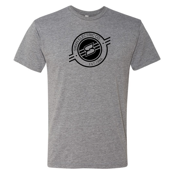 Next Level Soft Fitted Triblend Tee -- Premium Heather, Swan
