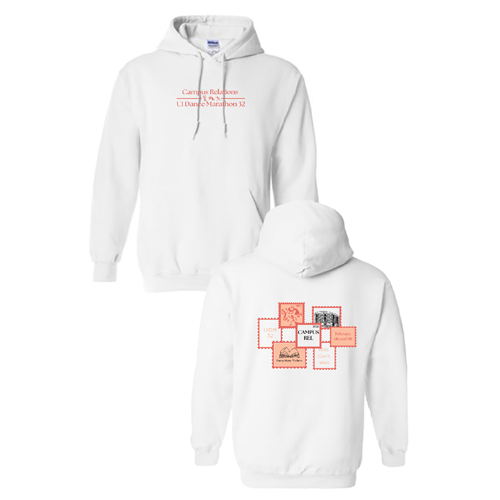 Gildan Heavy Blend Hooded Sweatshirt -- White