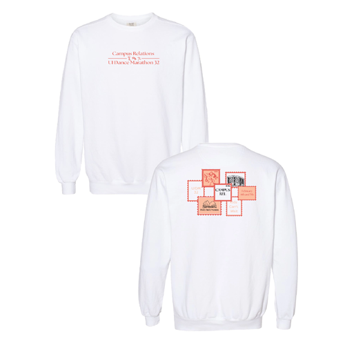 Comfort Colors Unisex Garment-Dyed Crewneck Sweatshirt -- White