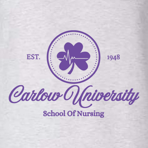Champion Nursing Crewneck Sweatshirt -- Silver Grey