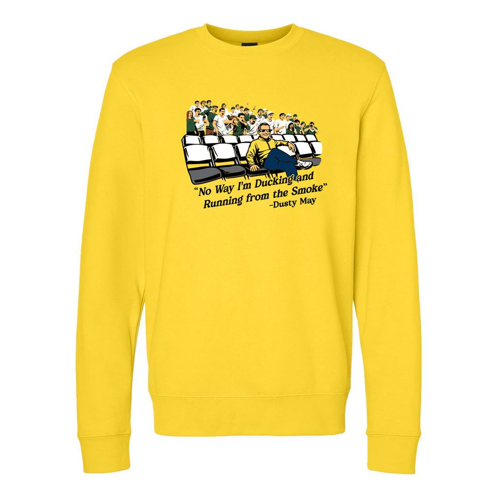 The Smoke Unisex Crew Sweatshirt -- Maize