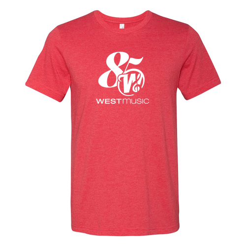 Bella Canvas Unisex Heather CVC T-Shirt -- Heather Red Vertical