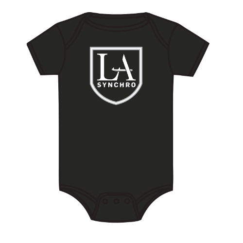 Rabbit Skins Lap Shoulder Onesie Infant -- Black