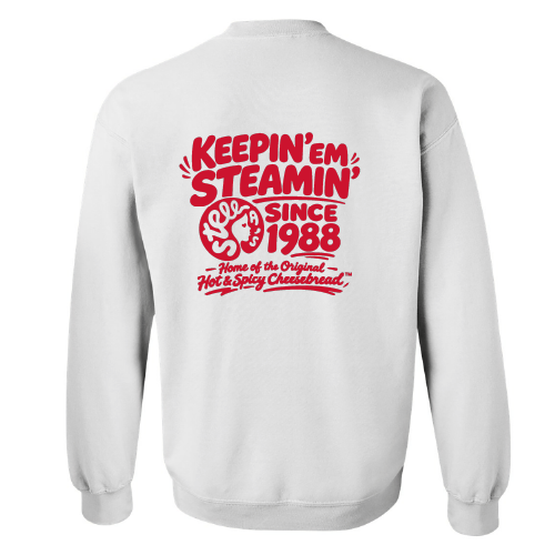 Gildan Heavy Blend Crew Neck Sweatshirt -- White