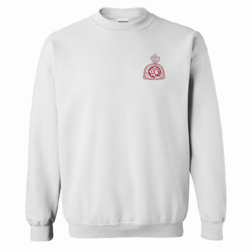 Gildan Heavy Blend Crew Neck Sweatshirt -- White