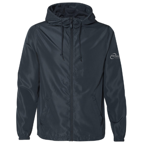 Independent Trading Co. Lightweight Windbreaker Zip Jacket -- Classic Navy