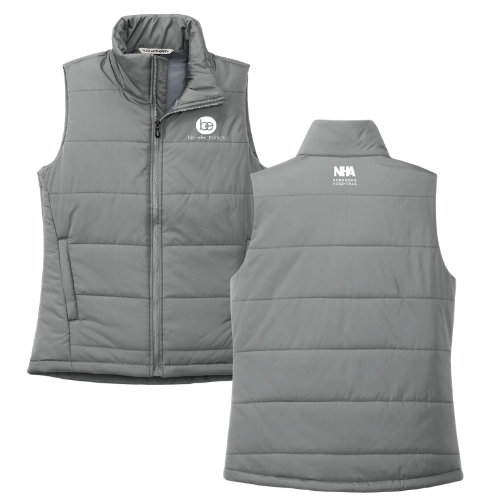 Port Authority Ladies Puffer Vest -- Shadow Grey