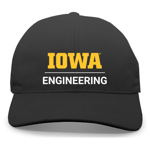 Pacific Headwear Light Weight Perforated Hat -- Black