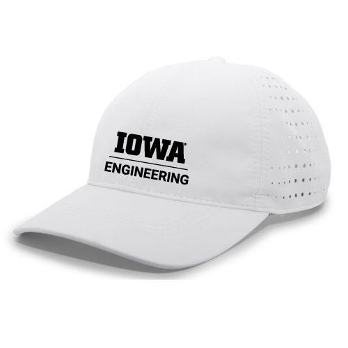 Pacific Headwear Light Weight Perforated Hat -- White