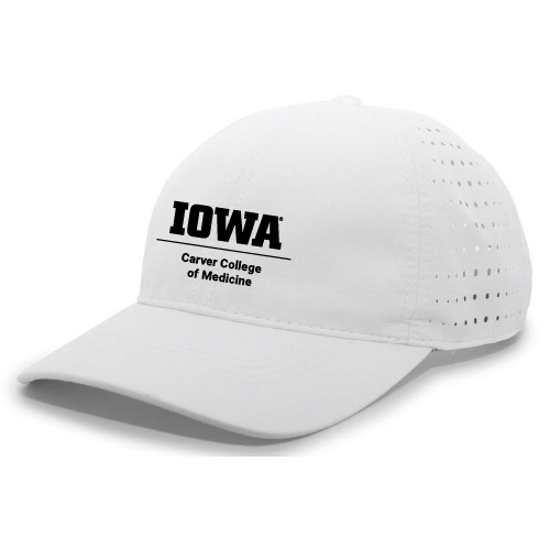 Pacific Headwear Light Weight Perforated Hat -- White