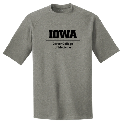 Sport Tek Ultimate Performance Tee -- Heather Grey