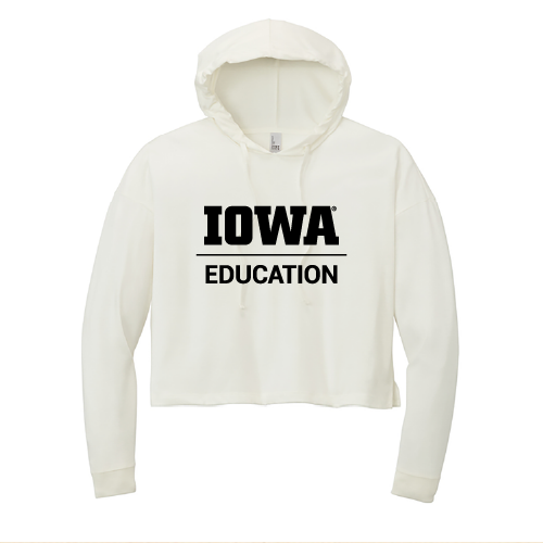 District Women’s Perfect Tri Midi Long Sleeve Hoodie -- Natural