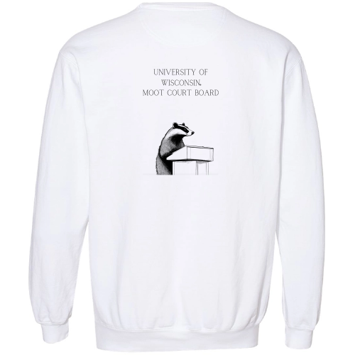 Comfort Colors Unisex Garment-Dyed Crewneck Sweatshirt -- White