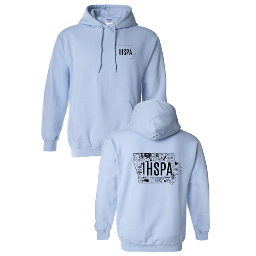 Gildan Heavy Blend Hooded Sweatshirt -- Light Blue