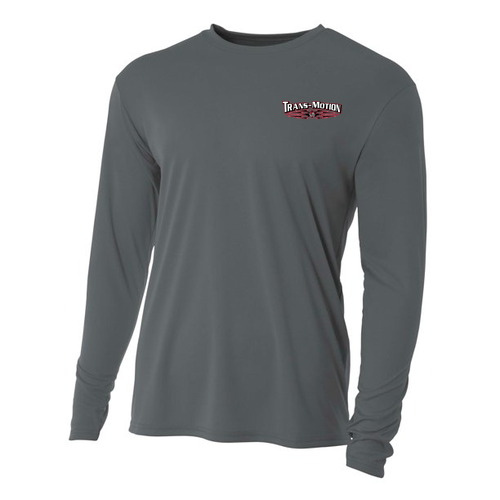 Unisex Long Sleeve Performance Tee -- Graphite