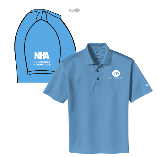 Nike Golf Tech Basic Dri Fit Polo -- University Blue