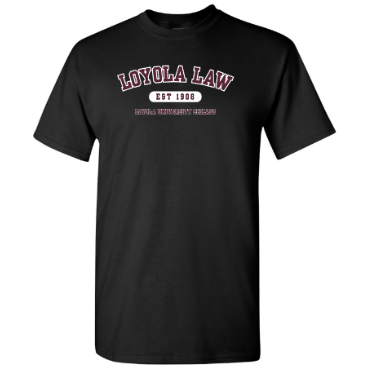 Loyola Law T-Shirt -- Black