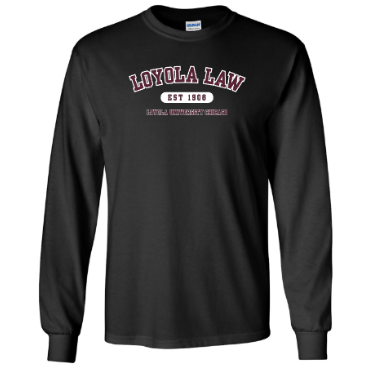 Loyola Law Long sleeve -- Black