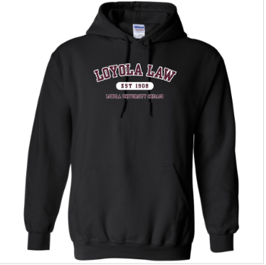 Loyola Law Hoodie -- Black