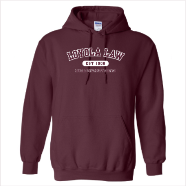 Loyola Law Hoodie -- Maroon