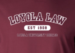 Loyola Law Performance Tee -- Athletic Maroon