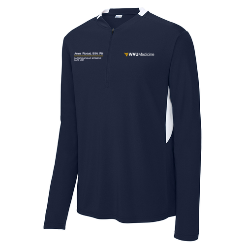 Sport-Tek® Club 1/4-Zip Pullover -- True Navy / White
