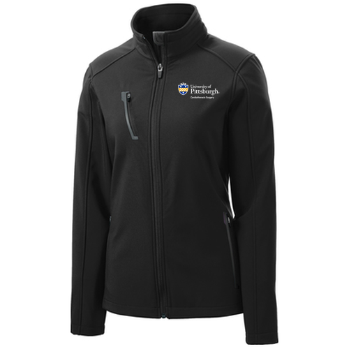 Port Authority Ladies Welded Soft Shell Jacket -- Black