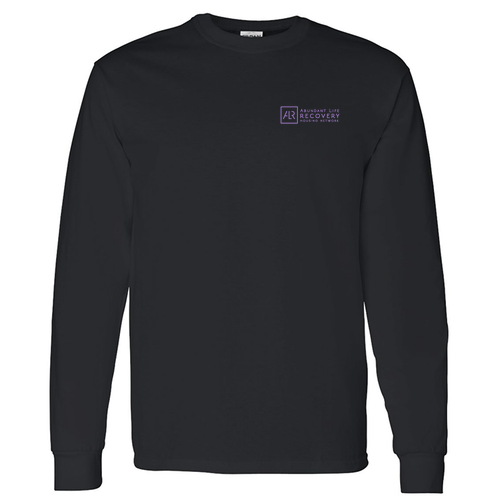Gildan Heavy Cotton Longsleeve Basic T-Shirt -- Black
