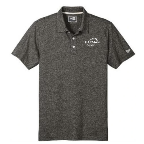New Era Slub Twist Polo -- Shadow Grey Twist