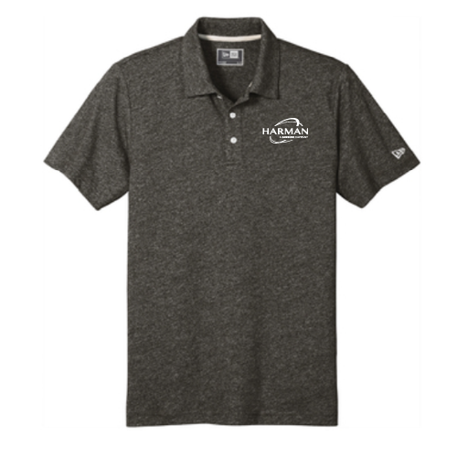 New Era Slub Twist Polo -- Black Twist
