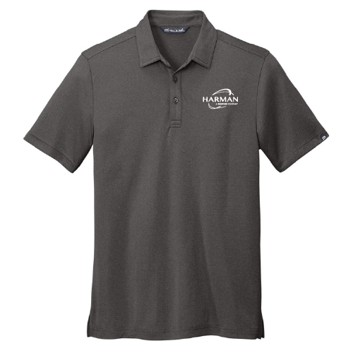 TravisMathew Coto Performance Polo -- Quiet Shade Grey / Black