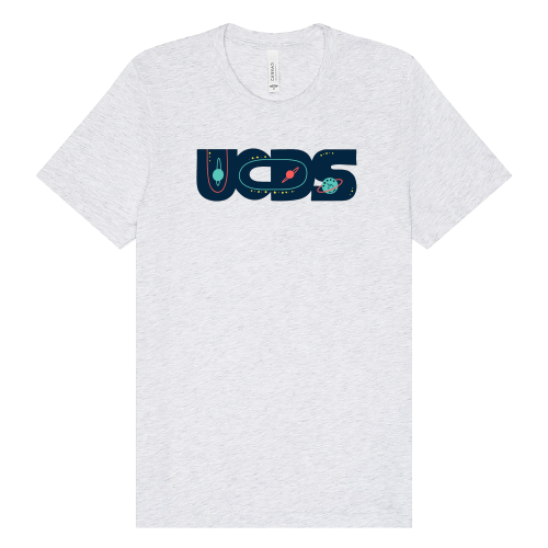 Bella Canvas Unisex Jersey Space T-Shirt -- Ash