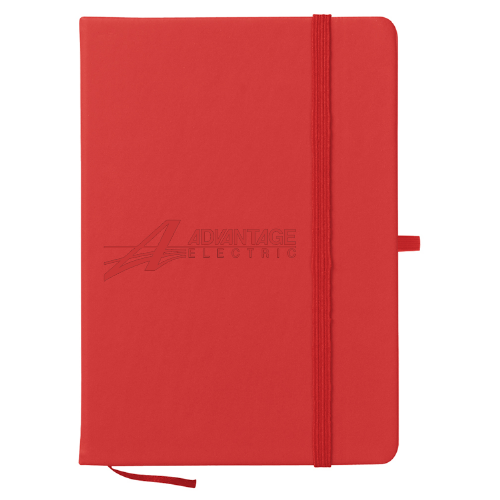 Hit Promo rPET Journal Notebook -- Fsc Recycled Red, AES